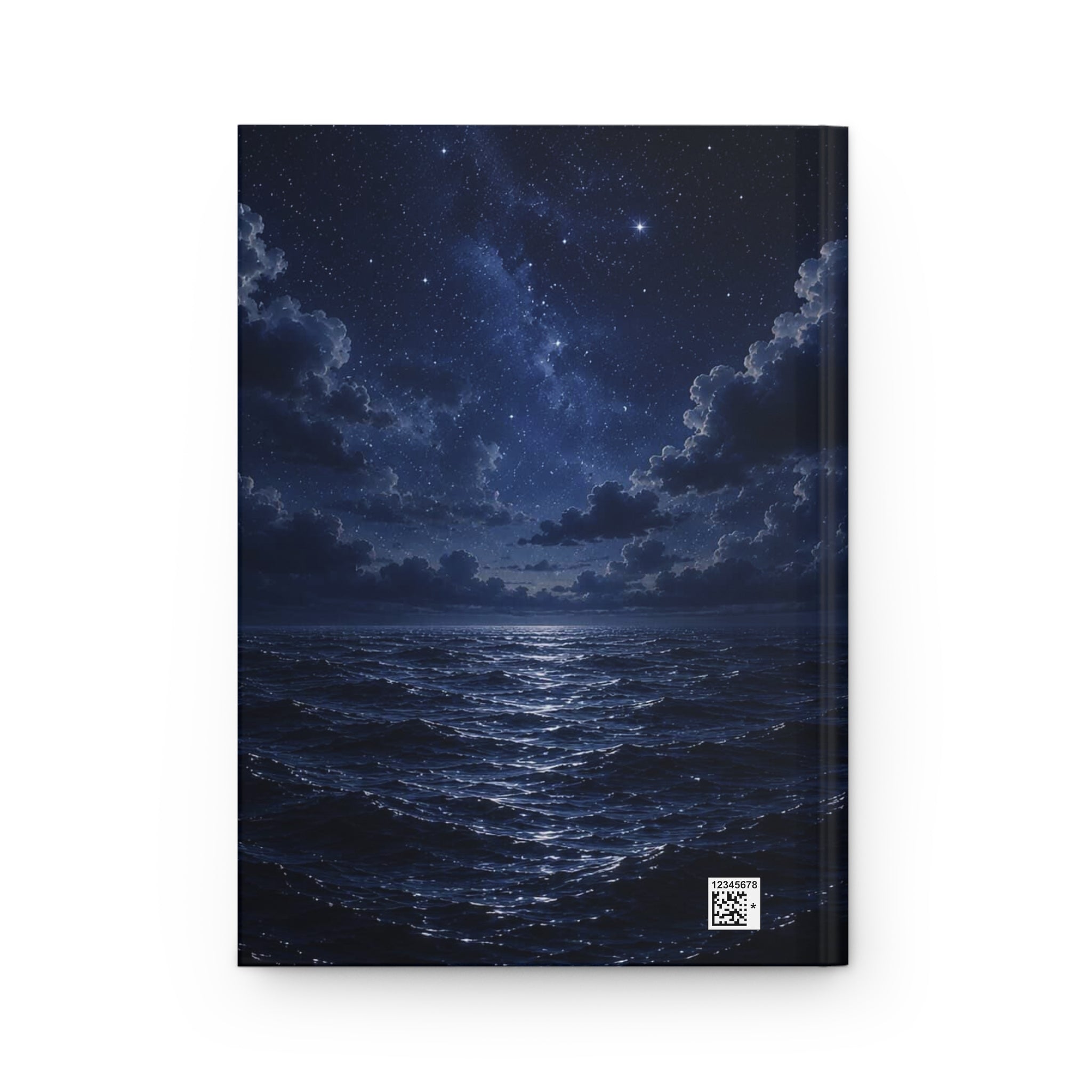 Ocean Whale Hardcover Journal — “Stay Wild as the Ocean”