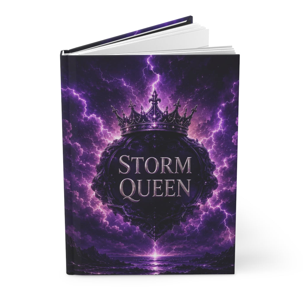 Storm Queen Hardcover Journal — Crown of Storms Writing Notebook
