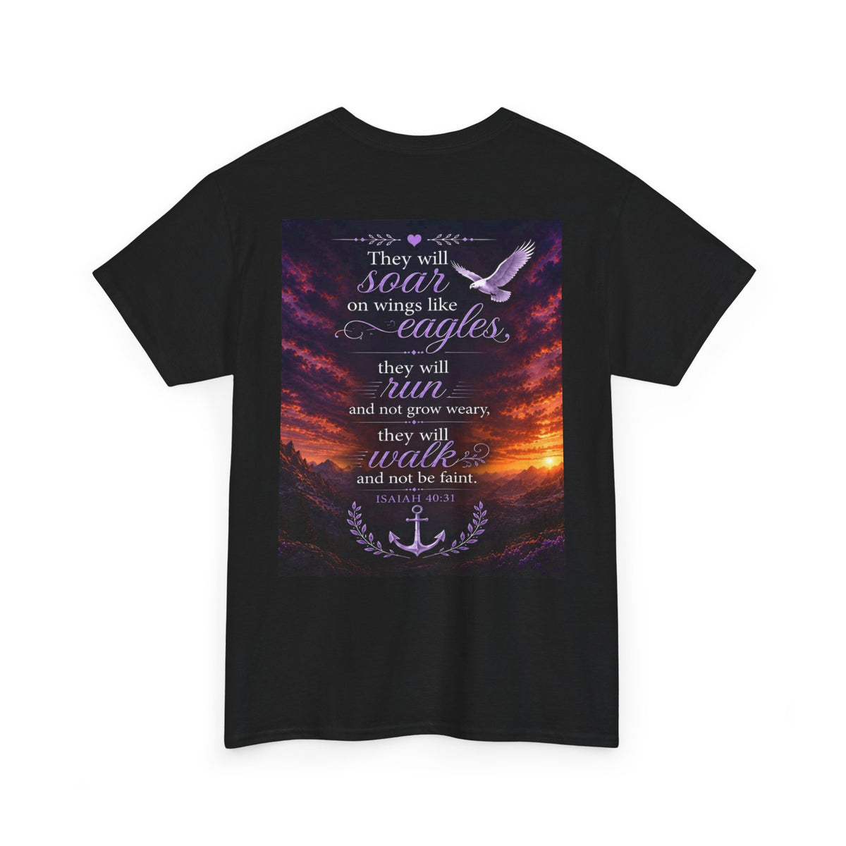 Christian Inspirational T‑Shirt — "He Will Renew Your Strength" Prayer Tee