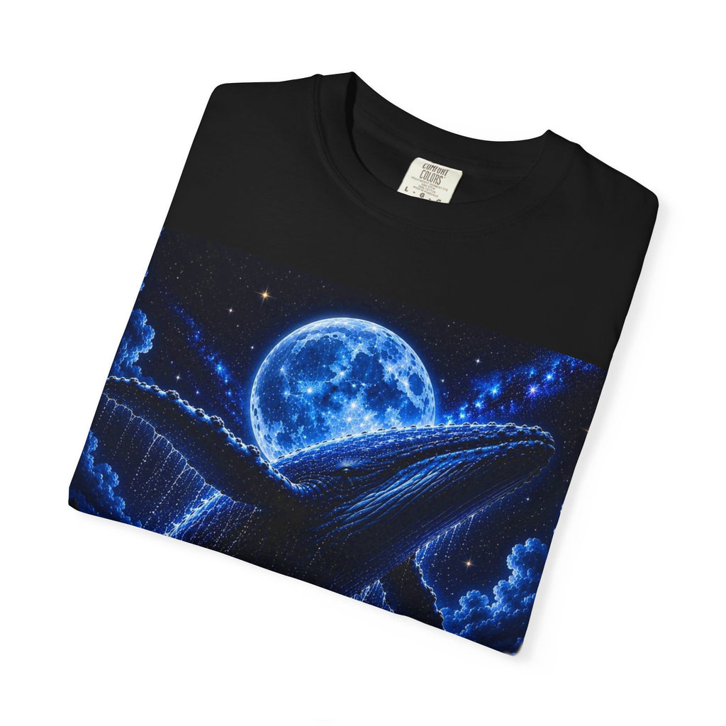 The Ocean Remembers Whale T-Shirt | Moonlit Whale Graphic Tee | Ocean Lover Gift