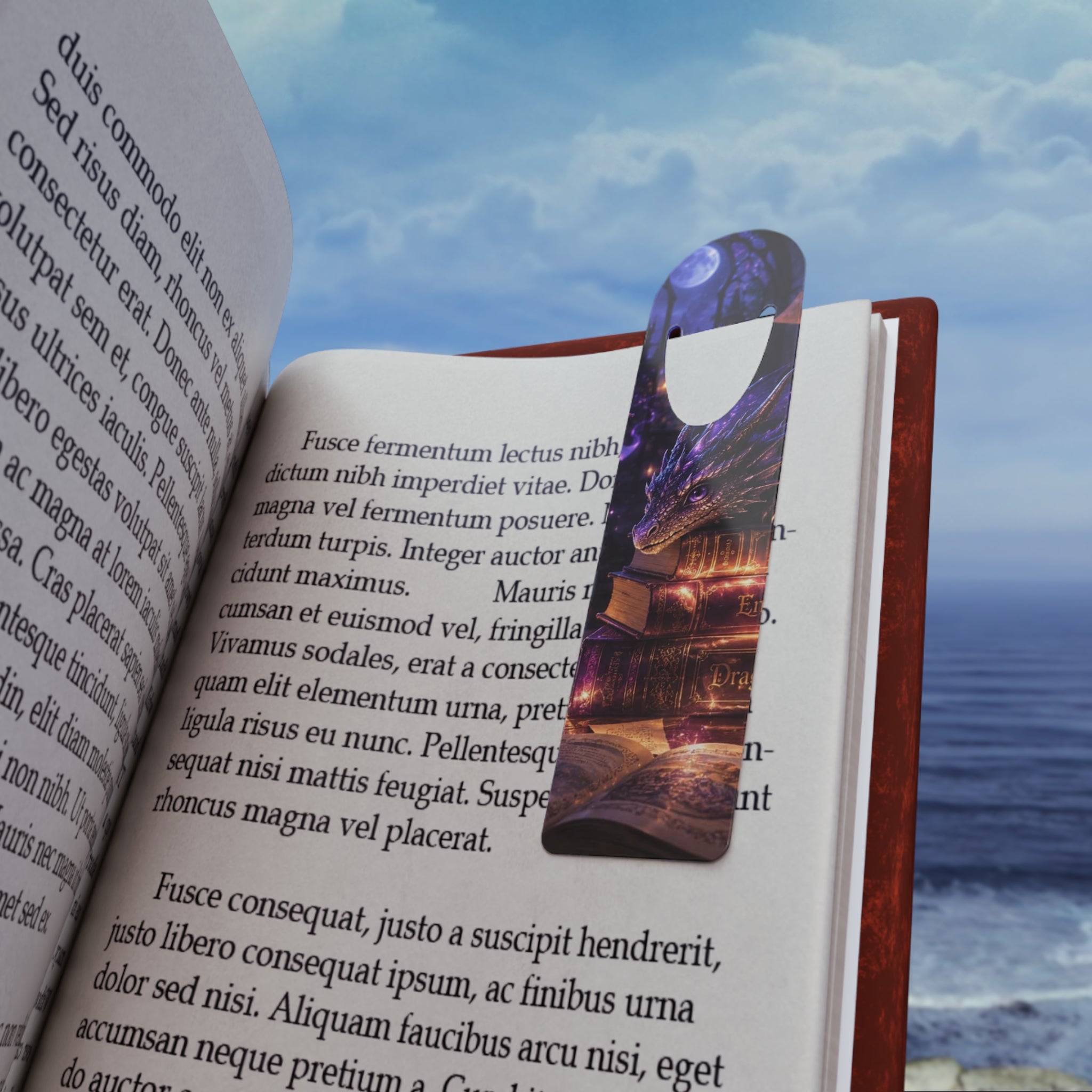 Fantasy Dragon Bookmark— Keeper of Tales & Dreams