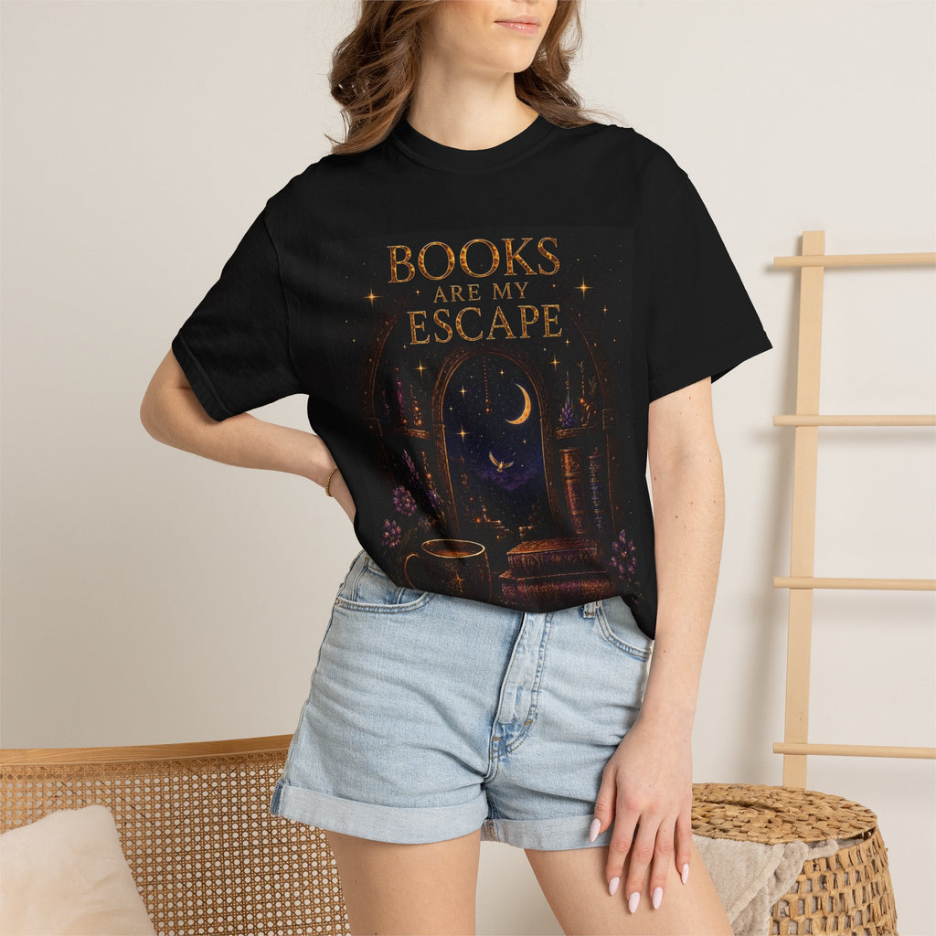 Books Are My Escape Reality Is Overrated T-Shirt | Bookish Reader Tee